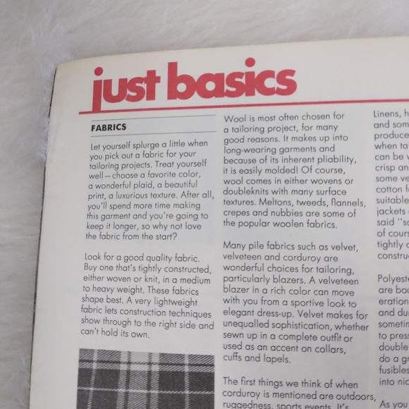 BOOK Vintage Simply Tailoring, Simplicity's how-to book of tailoring tec… - Picture 8 of 14